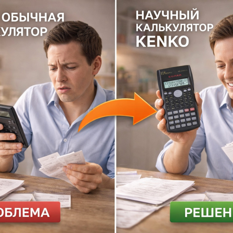 Научный калькулятор Kenko