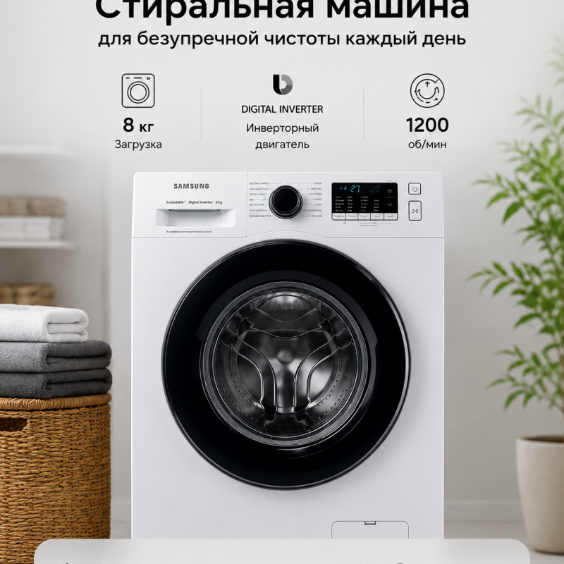 Стиральная машина Samsung 8 кг