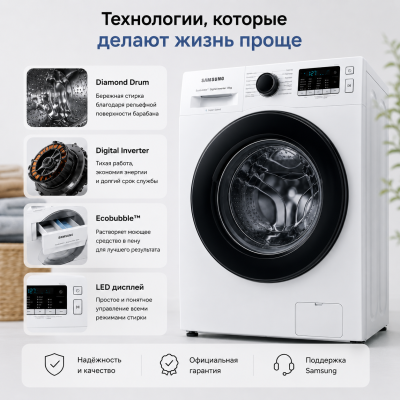 Стиральная машина Samsung 8 кг