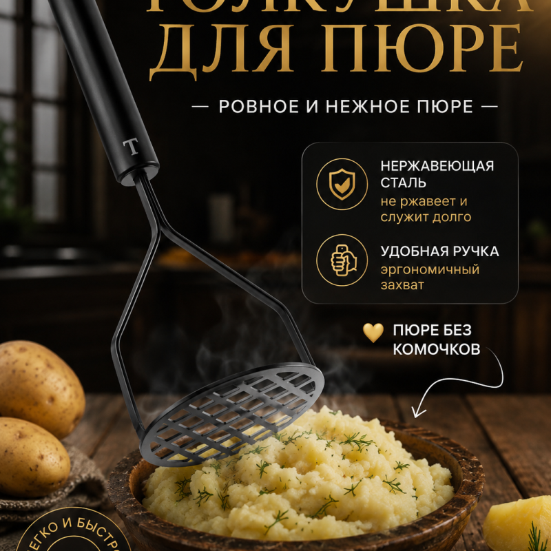 ТОЛКУШКА ДЛЯ ПЮРЕ