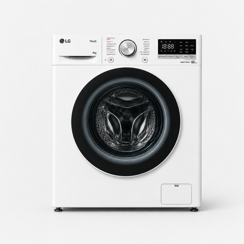 Стиральная машина LG ThinQ 8кг