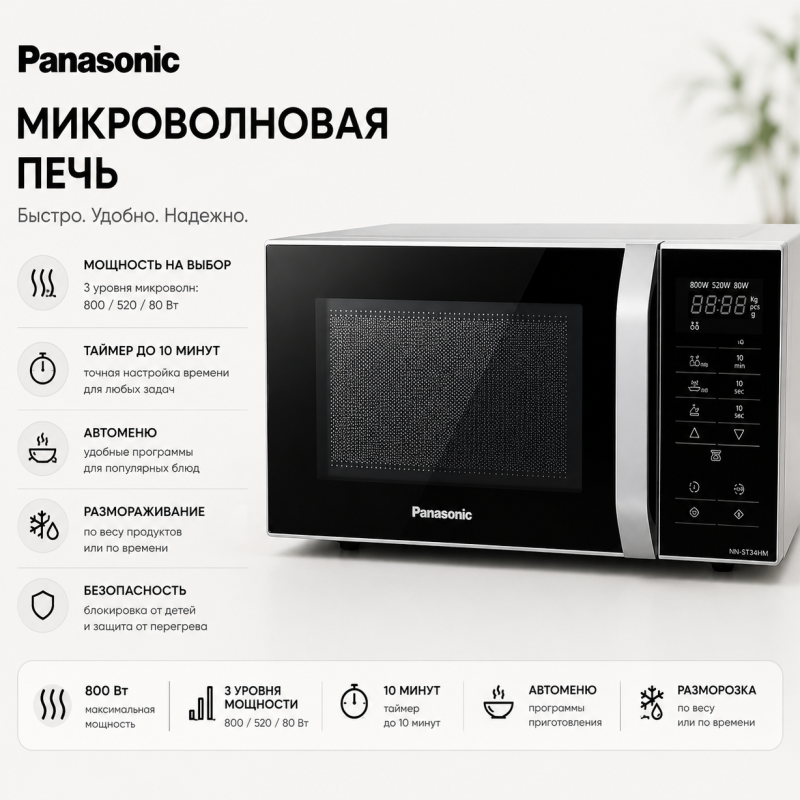 Микроволновая печь Panasonic