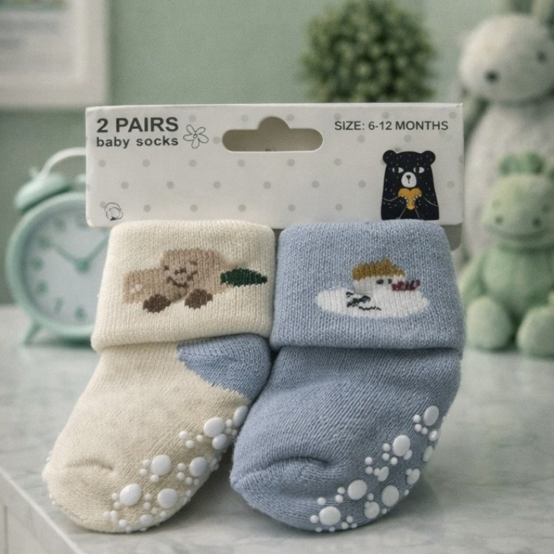 Детские носочки (2 пары) | 6–12 месяцев