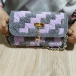 Сумки из бусин на конве и национальной сумки