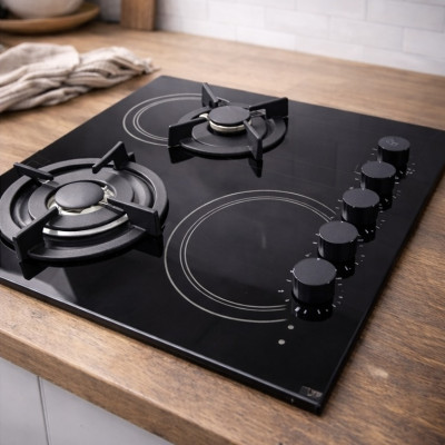 Комбинированная варочная панель (газ + электричество)