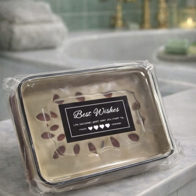 Мыльница с крышкой «Best Wishes»