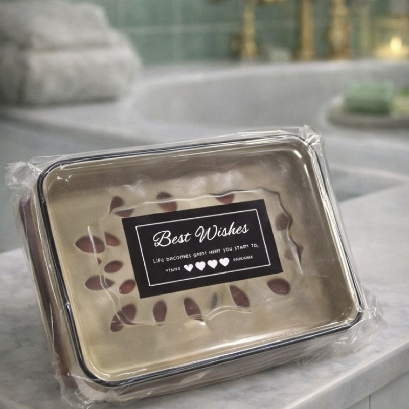 Мыльница с крышкой «Best Wishes»