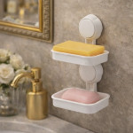 Настенная мыльница с вакуумным креплением