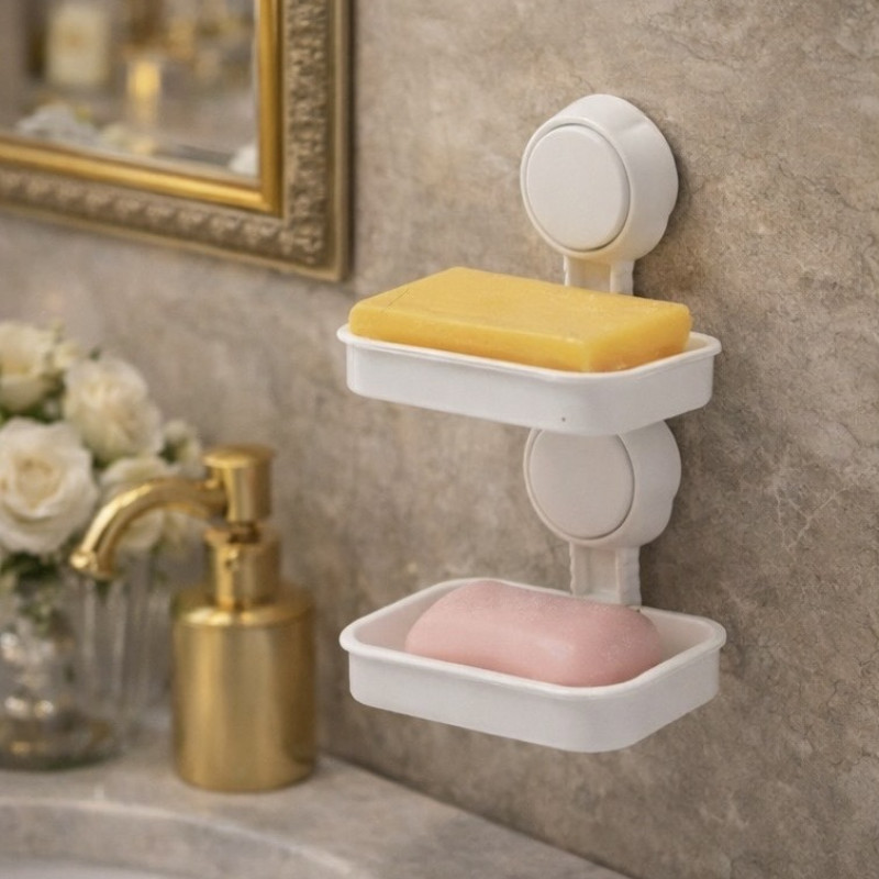 Настенная мыльница с вакуумным креплением