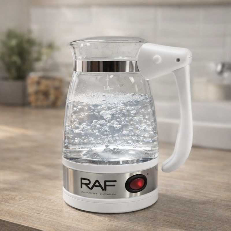 Электрический стеклянный чайник RAF