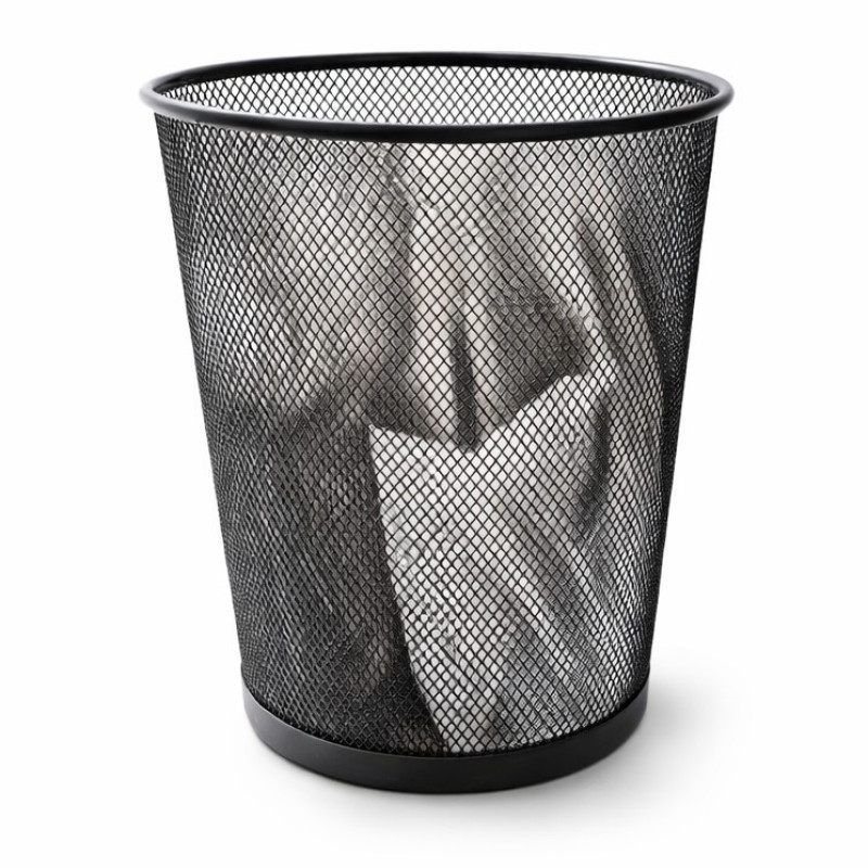 Корзина для мусора металлическая