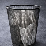 Корзина для мусора металлическая