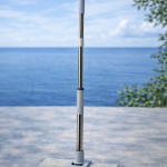 Швабра с телескопической ручкой и плоской насадкой