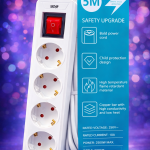 Сетевой удлинитель 5 м с выключателем