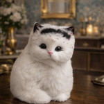 Декоративная плюшевая фигурка «Котик»