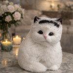 Декоративная плюшевая фигурка «Котик»