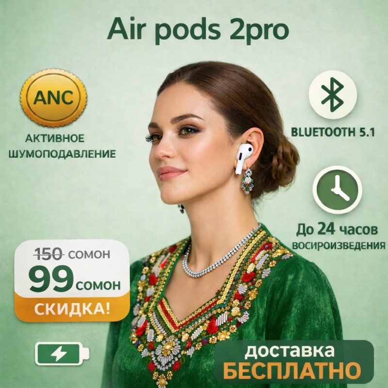 Наушники Air pods 2