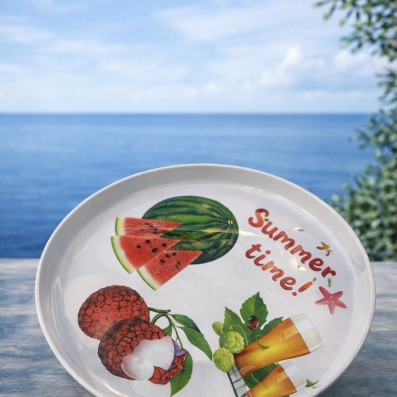 🍉 Поднос с ярким летним принтом