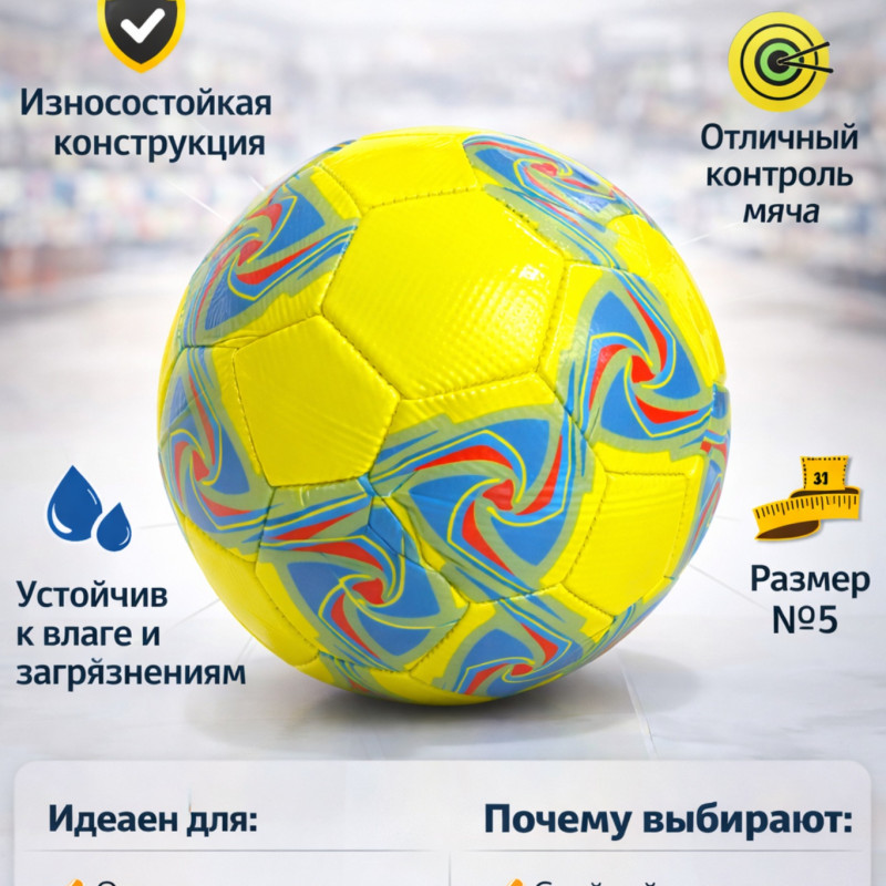 Футбольный мяч размера №5
