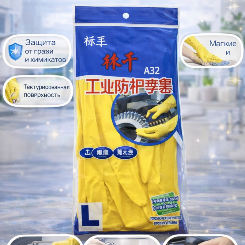 Промышленные защитные перчатки