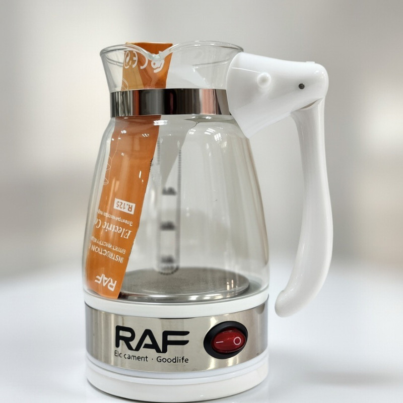 Электрический стеклянный чайник RAF