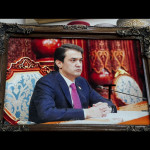 Картина из ковра «Рустами Эмомали »