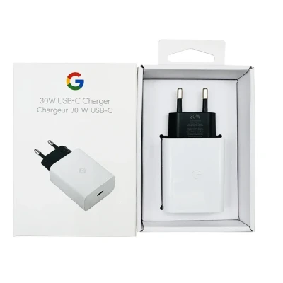 Зарядное устройство для Google Pixel 8 7 6 5 4 Pro, 30 Вт, с кабелем USB Type-C