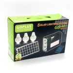 Сонячна панель GD 8017 Туристичний ліхтар Повербанк 4000 mAh