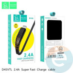 USB кабель Denmen D45L на Lightning 2.4A 1м