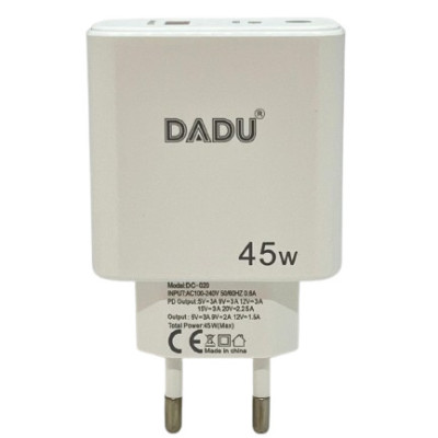 Сетевое зарядное устройство Dadu DC-220 25W White