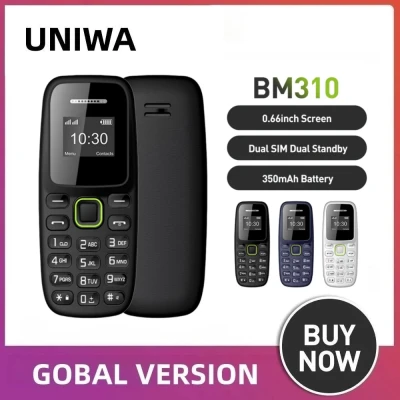 UNIWA BM310 2G GSM мини мобильный телефон
