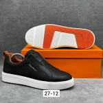 мужские кожаные слипоны Santoni