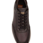 мужские кожаные кроссовки BOSS