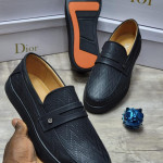 черные кожаные лоферы