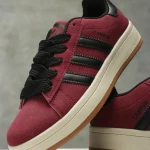 Бордовые кроссовки "Adidas" Campus.