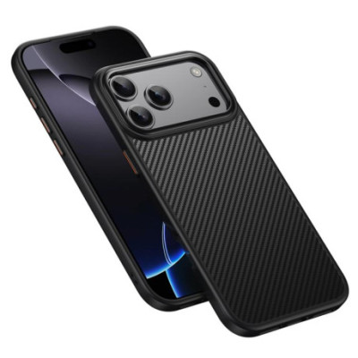 Противоударный чехол Kevlar Fiber с MagSafe на iPhone 17 Pro