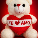 Мягкая игрушка Мишка с сердцем