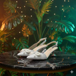 Туфли-слингбэки «Diamond Bow»