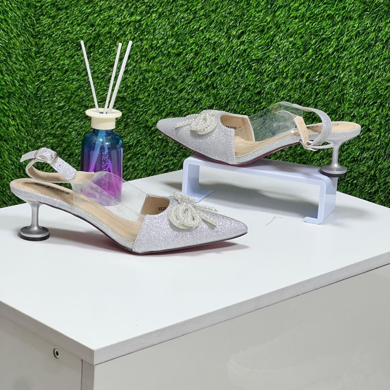 Туфли-слингбэки «Diamond Bow»