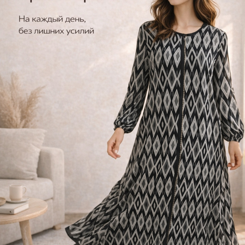 Лёгкое повседневное платье