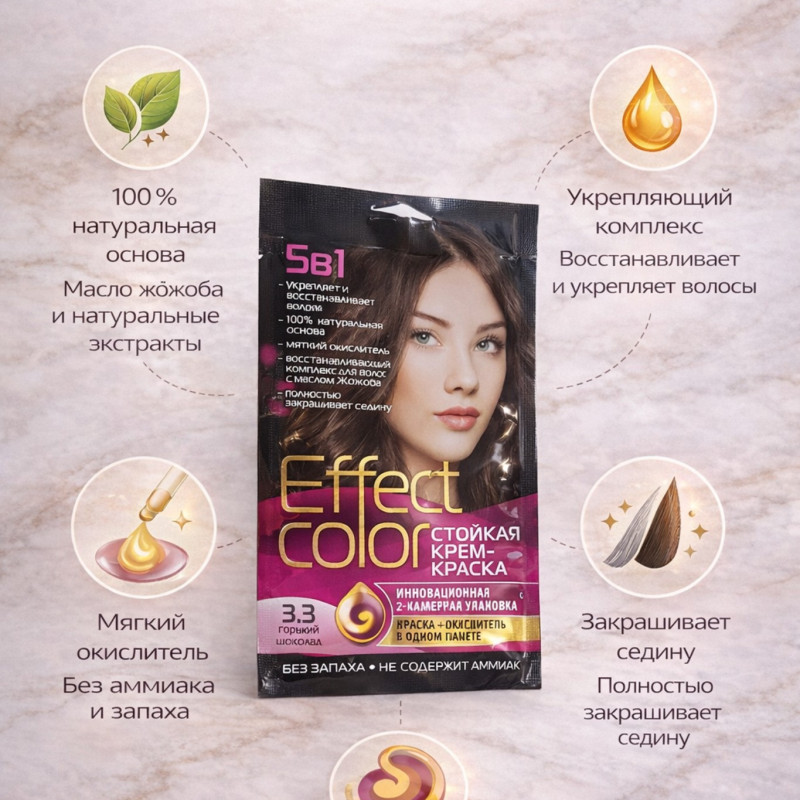 Стойкая крем-краска для волос Effect Color