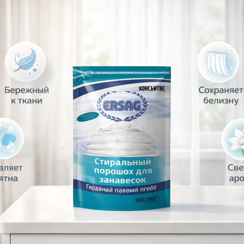 Стиральный порошок для занавесок