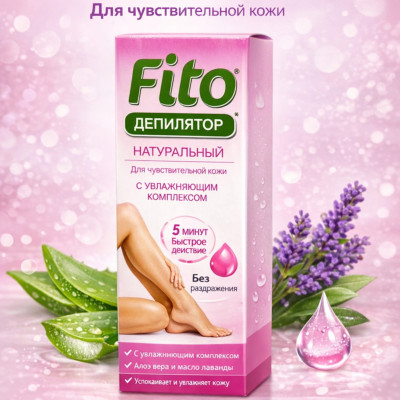 Натуральный крем-депилятор Fito