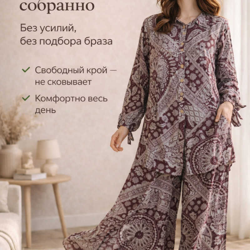 Женский комплект в этно-стиле