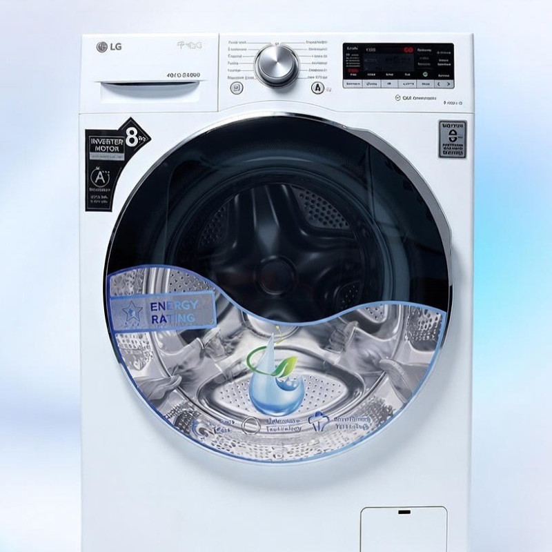 Стиральная машина LG с инверторным мотором и функцией пара