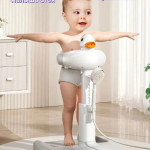 Помощник для купания ребенка стоя, приспособление для купания ребенка, ванна, стоя, табурет