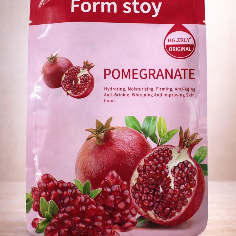 Маска для лица с гранатом