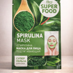 Подтягивающая маска для лица со спирулиной