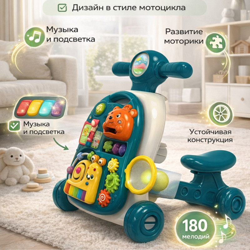 Детские ходунки 4-в-1