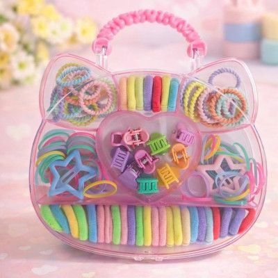 Сумочки котик с набором для волос